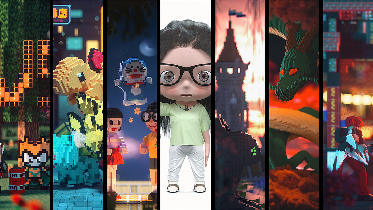 C4D原创作品--《STORY》