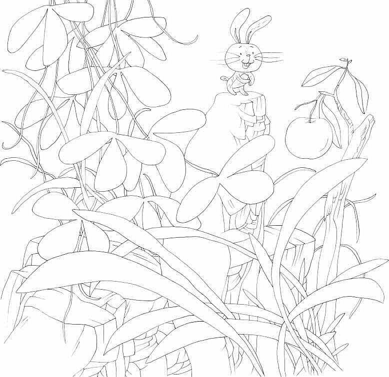 幼儿插画·线稿（图ZMjEyNTIwNDMy） - 绘本 - 站酷设计师蔓乐盎工作室原创素材 - 站酷ZCOOL