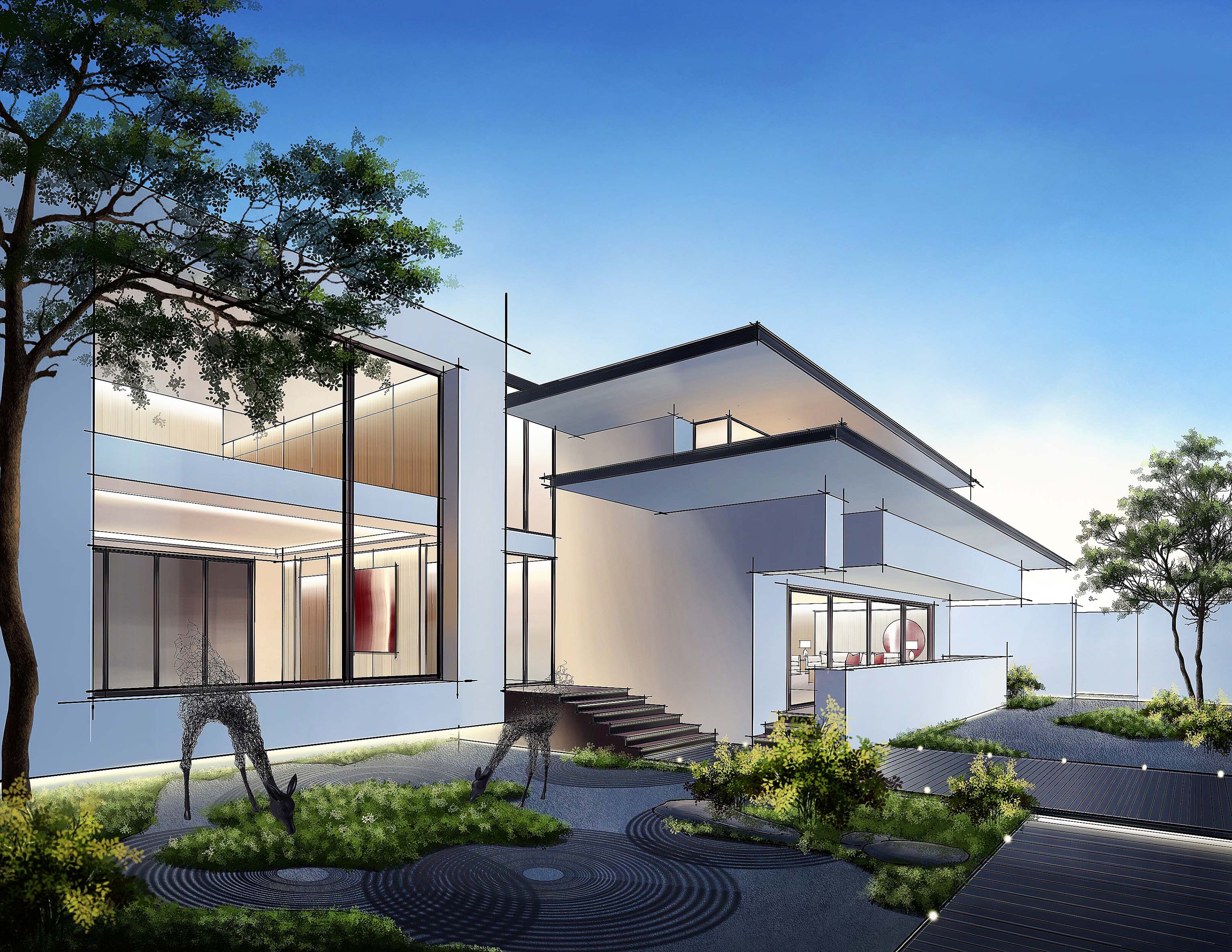 纯粹—劳彩媚景观建筑ipad手绘网络系统课_纯粹劳彩媚手绘-站酷zcool