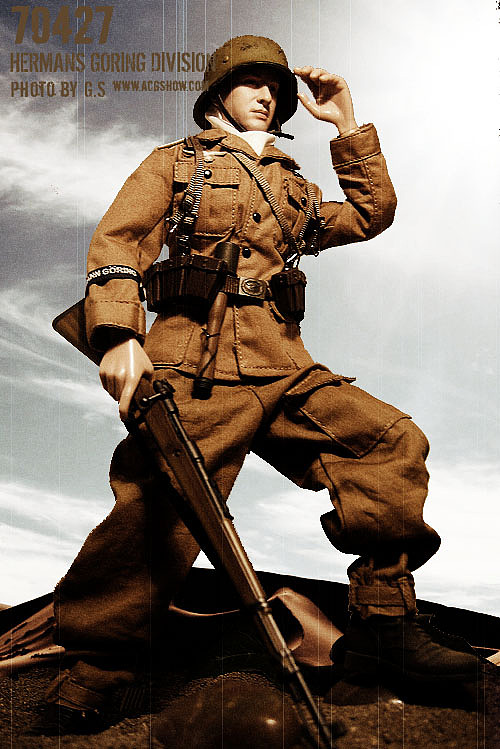 16威龙兵人二战德空军北非赫尔曼戈林装甲师士兵