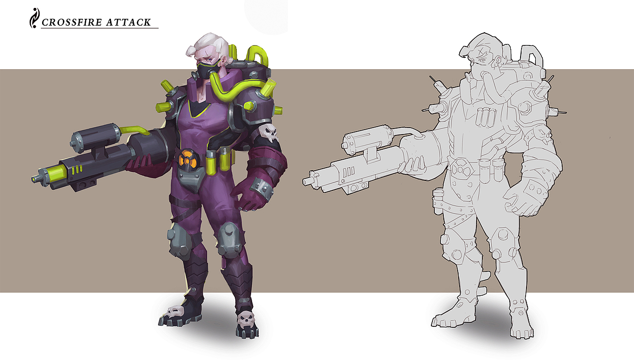 冲锋对决（图ZMTA3MzAwNDQ4） - 创作习作 - 站酷设计师漫星人原创素材 - 站酷ZCOOL