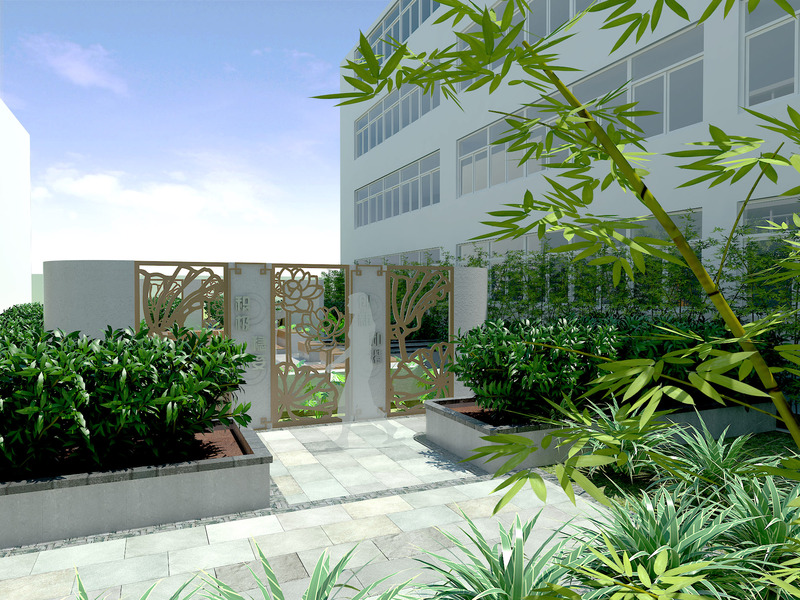 景观造型+宣传栏