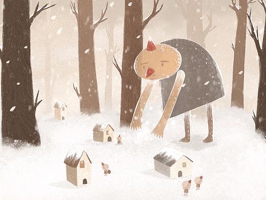 冬日之家（個人主頁-ZNTc0MzExNDQ=） - 圖案 - 站酷設計師陽大蠻原創(chuàng)素材 - 站酷ZCOOL