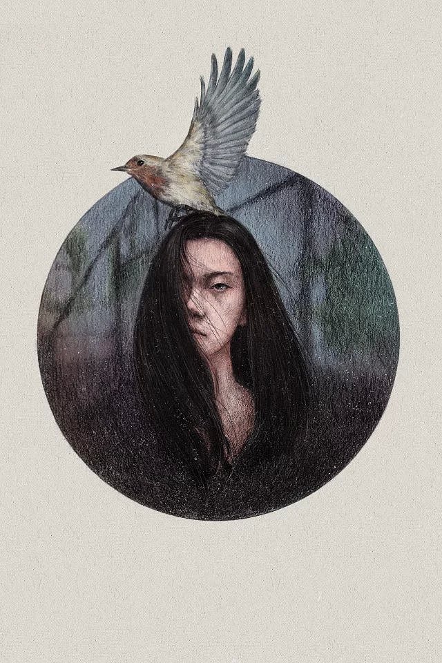 《凝》系列插画（图ZMzE0NzYzMDg=） - 创作习作 - 站酷设计师南国夏原创素材 - 站酷ZCOOL