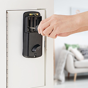 亚马逊-蓝牙指纹球形智能锁