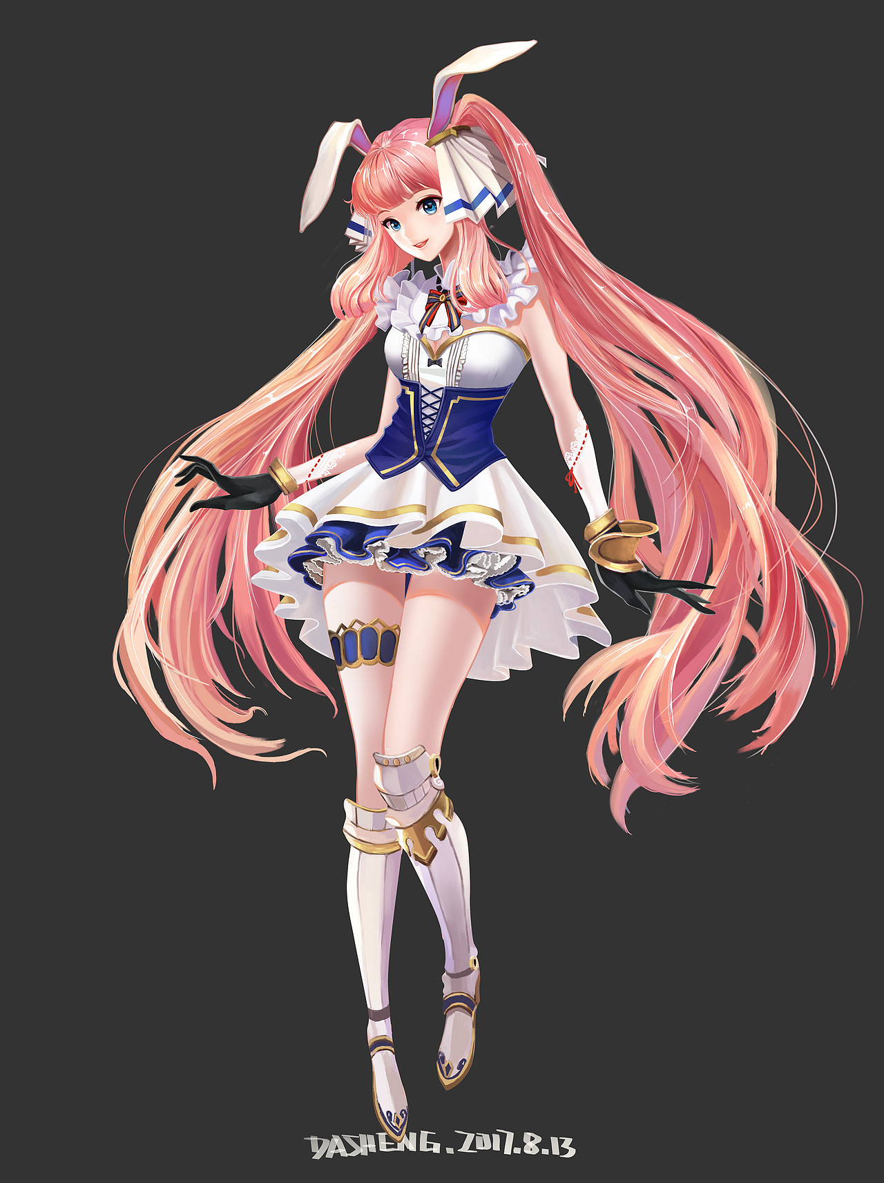 二次元少女（图ZODgzNjIwOTY=） - 游戏原画 - 站酷设计师大圣是我原创素材 - 站酷ZCOOL