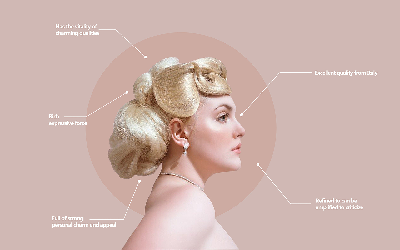 沐蕾拉帝思墙纸是意大利的品牌,所以拟人为一位优秀的具有意大利纯正血统的美丽女子为产品形象进行说明