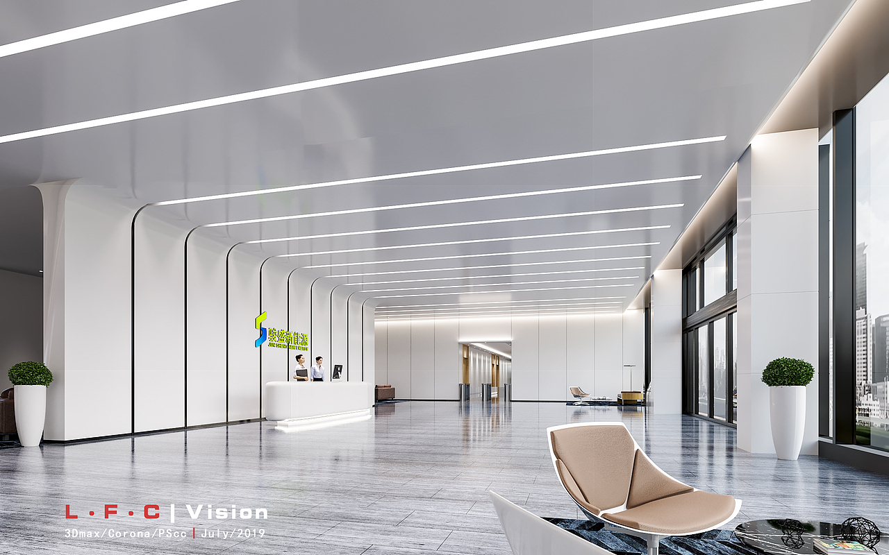 现代简约办公空间（图ZMTY4MzQ3MjU2） - 家装设计 - 站酷设计师SAMU丨STUDIO原创素材 - 站酷ZCOOL