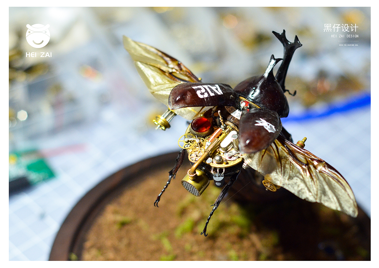 蒸汽朋克甲虫制作(独角仙),细节还有待完善,不喜勿碰