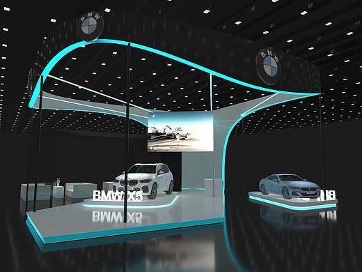 BMW宝马展台设计