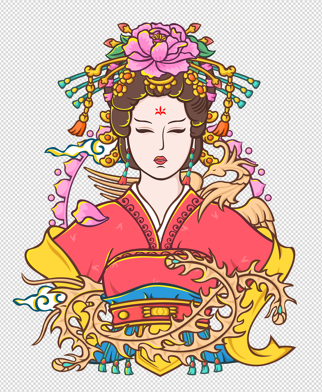 相好希有·红颜无匹 「古事扑克牌」(图ZNjk1NjU5NjA=) - 艺术插画 - 站酷设计师小小小华小华原创素材 - 站酷ZCOOL