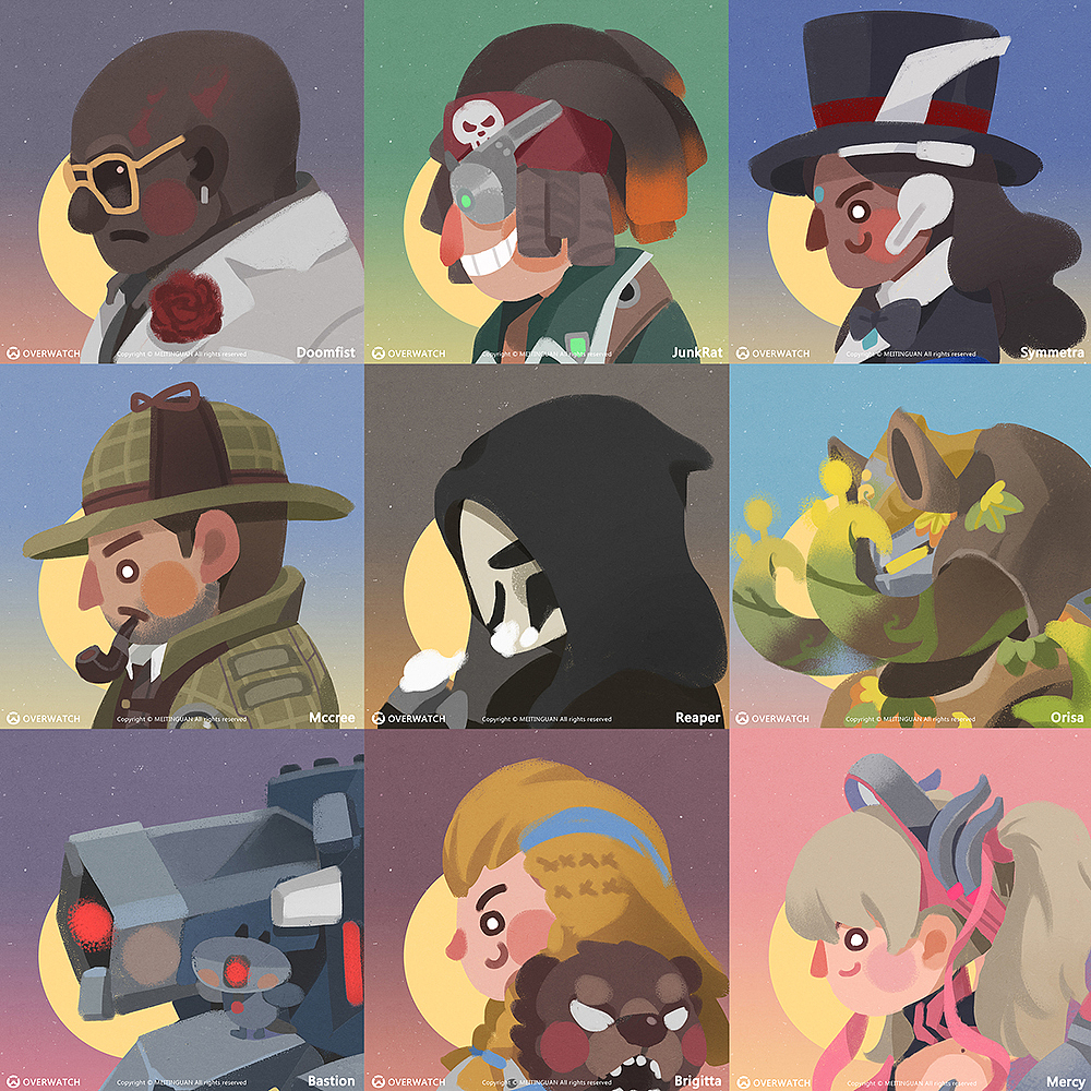 守望先锋同人头像2018合集