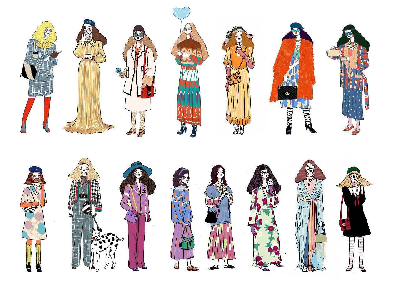 穿搭速写练习（图ZMTYxMjYwNTky） - 创作习作 - 站酷设计师阳光拉长的影子原创素材 - 站酷ZCOOL