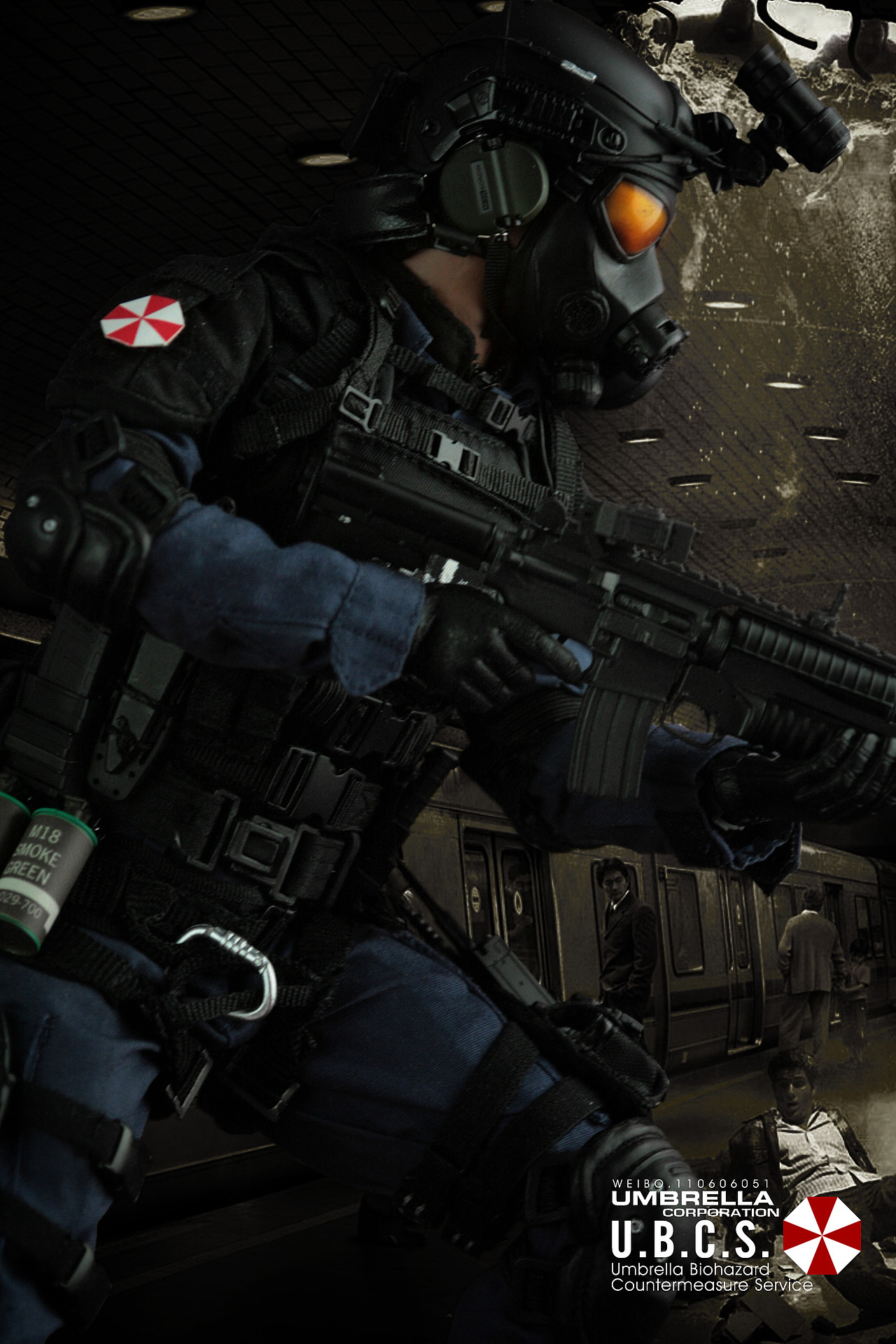 自d安布雷拉生化危机紧急对策部队特种兵ubcs