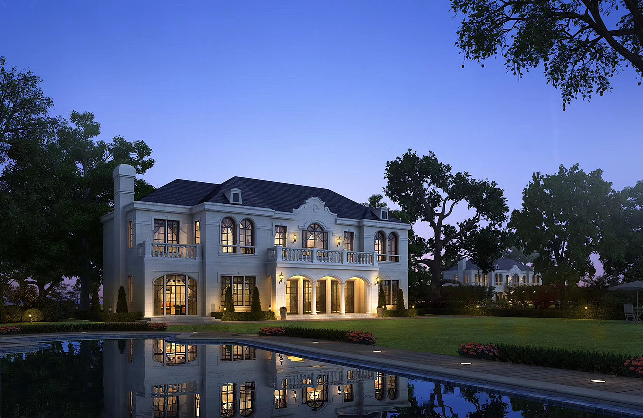 原创空间设计/别墅设计/室内外设计效果图