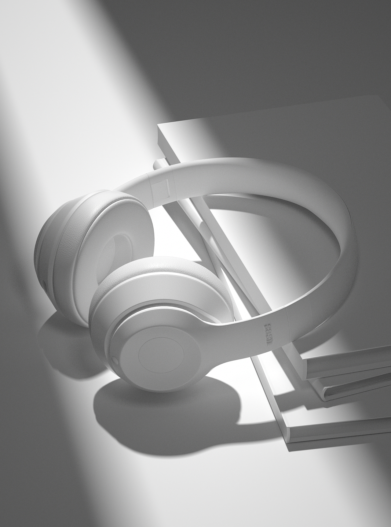 头戴式耳机渲染