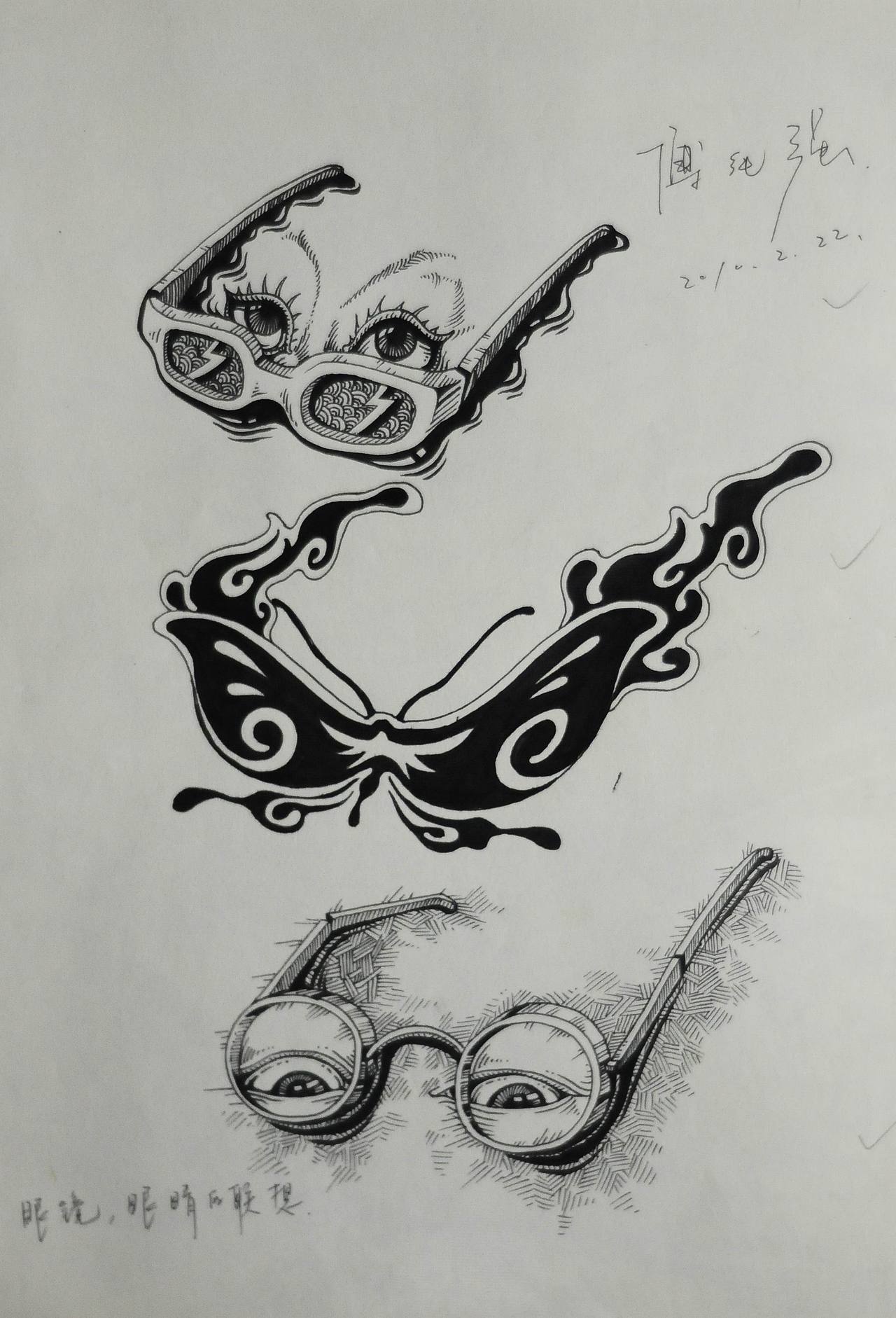 我的创意速写（图ZMTY4Njc3MjQ=） - 绘画 - 站酷设计师傅淳强画者之旅原创素材 - 站酷ZCOOL