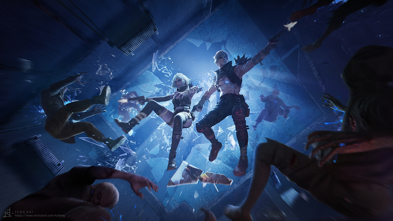 2021海报KV总结（图ZMjg0MjAzNzc2） - 商业插画 - 站酷设计师冯凯FengKai原创素材 - 站酷ZCOOL