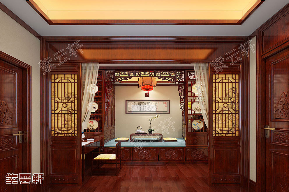 暖阁 br>中式设计图 紫云轩