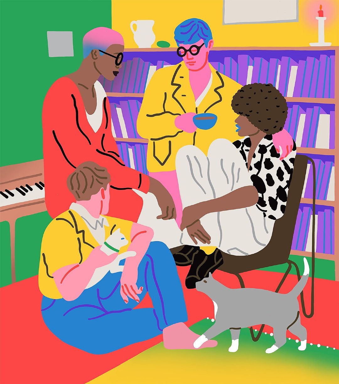 插画欣赏/Joel Burden（图ZMjQyNDU4ODk2） - 艺术插画 - 站酷设计师小王不酷原创素材 - 站酷ZCOOL