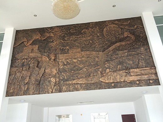 空军部队浮雕设计