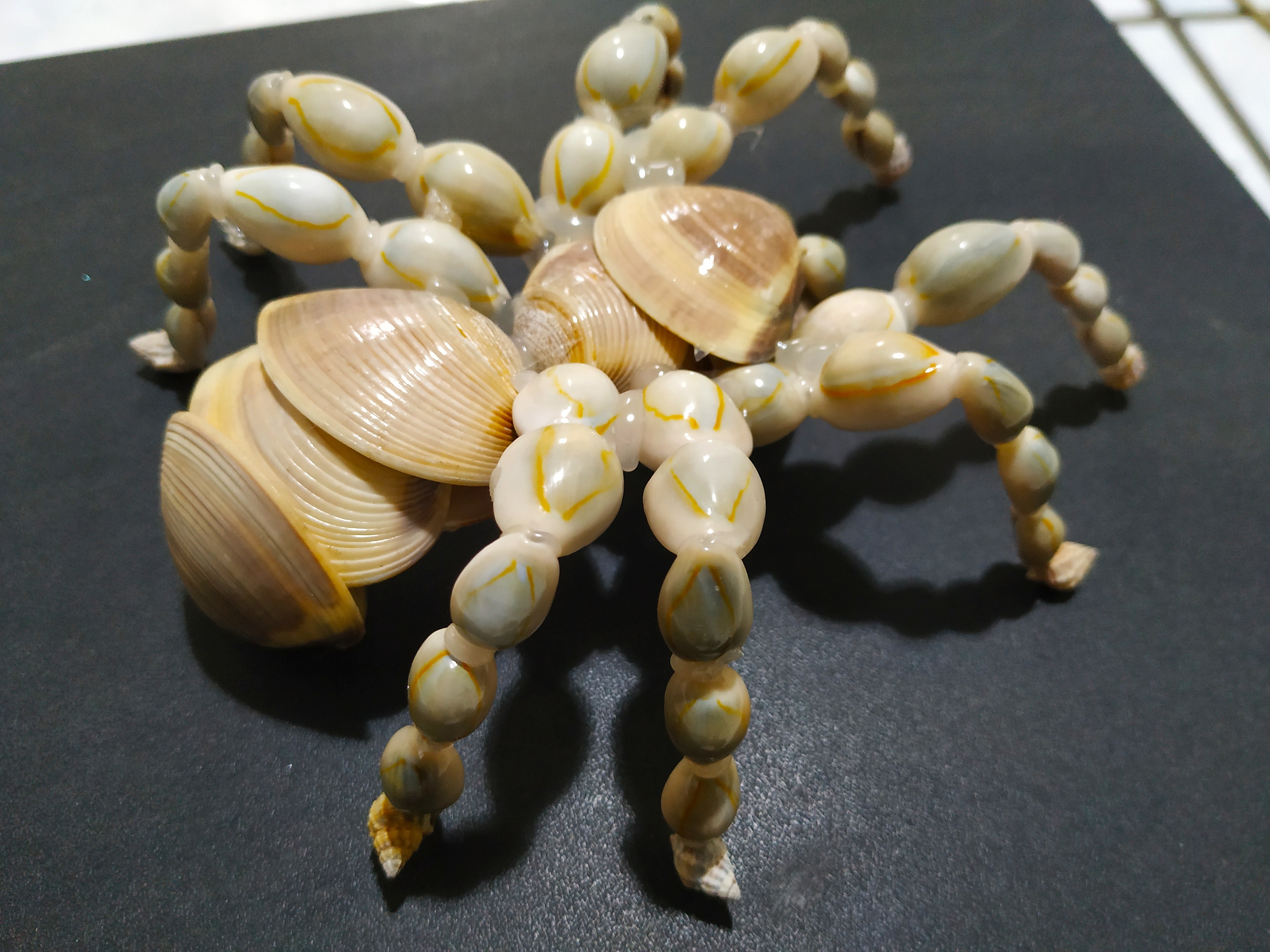 儿童益智手工DIY天然贝壳海螺贴画材料包 创意手工粘贴圆盘画礼物-阿里巴巴