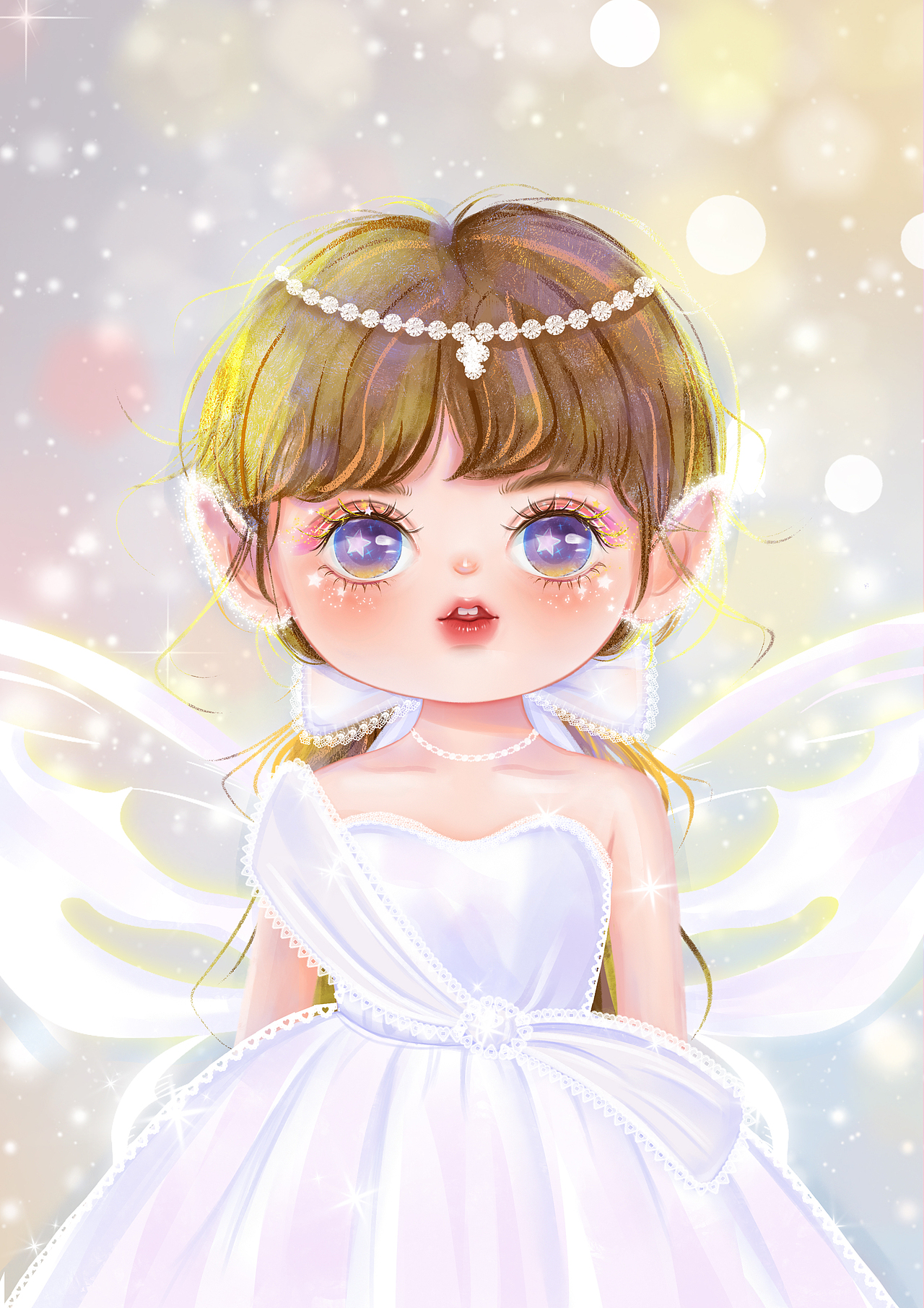 精灵女孩（图ZMjg1MzQ5MzYw） - 创作习作 - 站酷设计师芯子菇凉原创素材 - 站酷ZCOOL