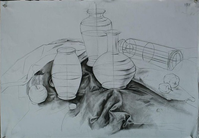 高中 美术生 素描