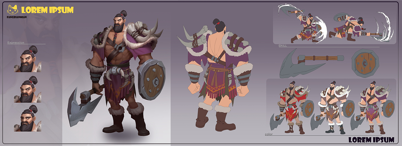 部落主题设计（图ZMzI0ODkxODQw） - 游戏原画 - 站酷设计师方便面哈原创素材 - 站酷ZCOOL