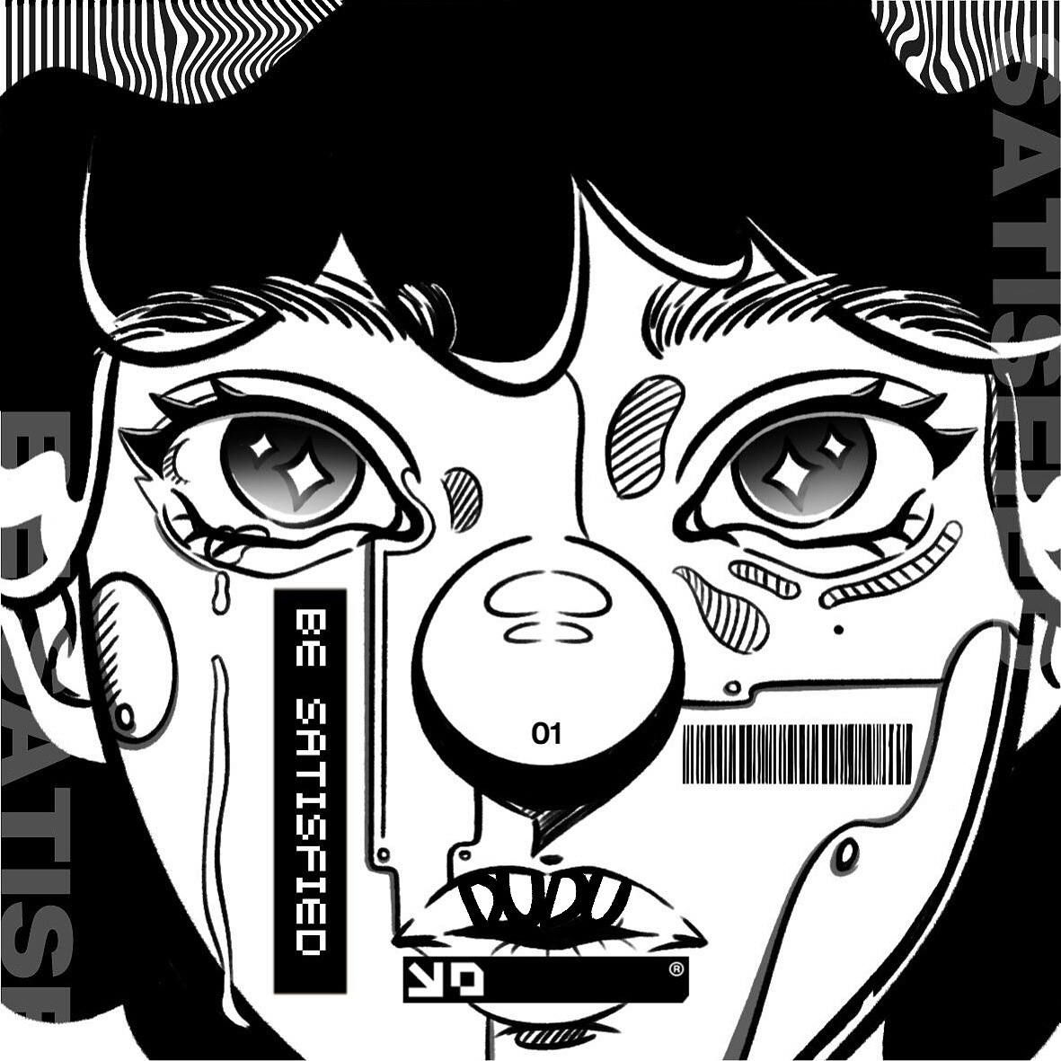 原创创意插画zine | Be Satisfied（内页分享）（图ZMzEzNDIzNDE2） - 新锐潮流插画 - 站酷设计师胀肚肚噢_原创素材 - 站酷ZCOOL