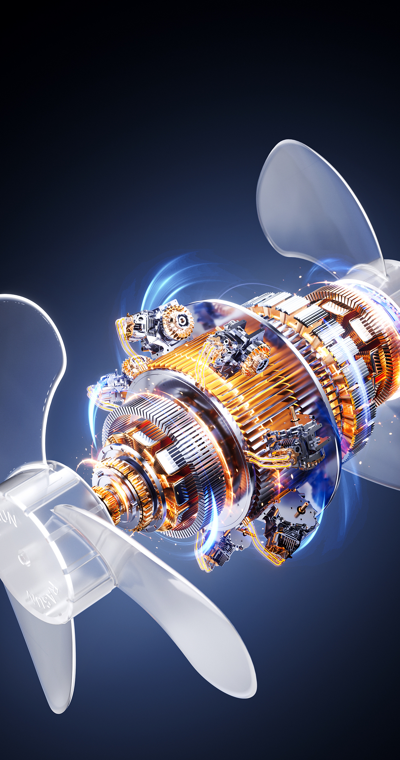 户外风扇渲染-3