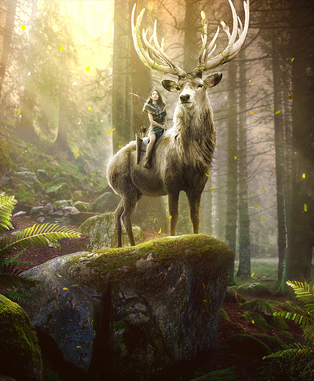 森林女王（图ZMzAwOTA2NTc2） - 艺术插画 - 站酷设计师梦中醉卧巫山云s原创素材 - 站酷ZCOOL