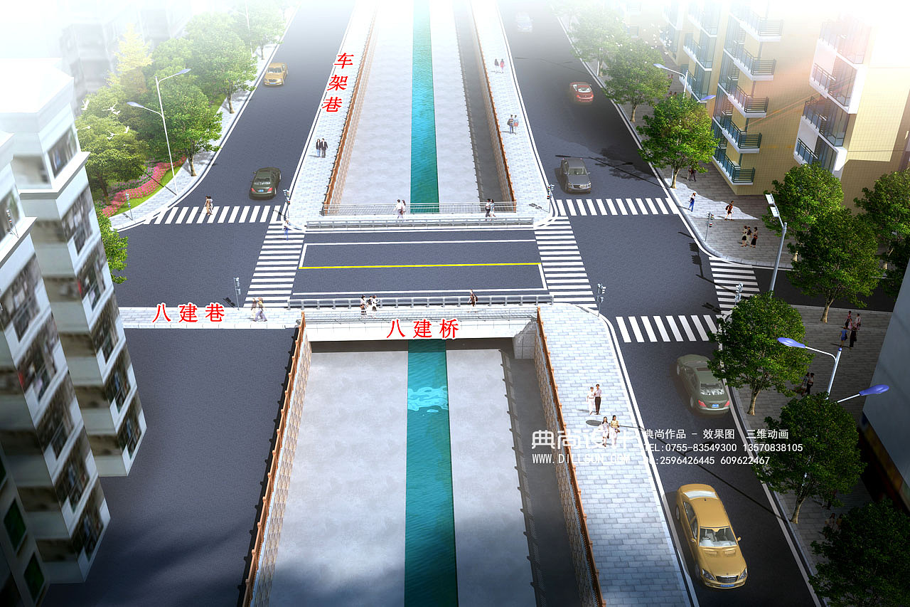 桥梁设计效果图