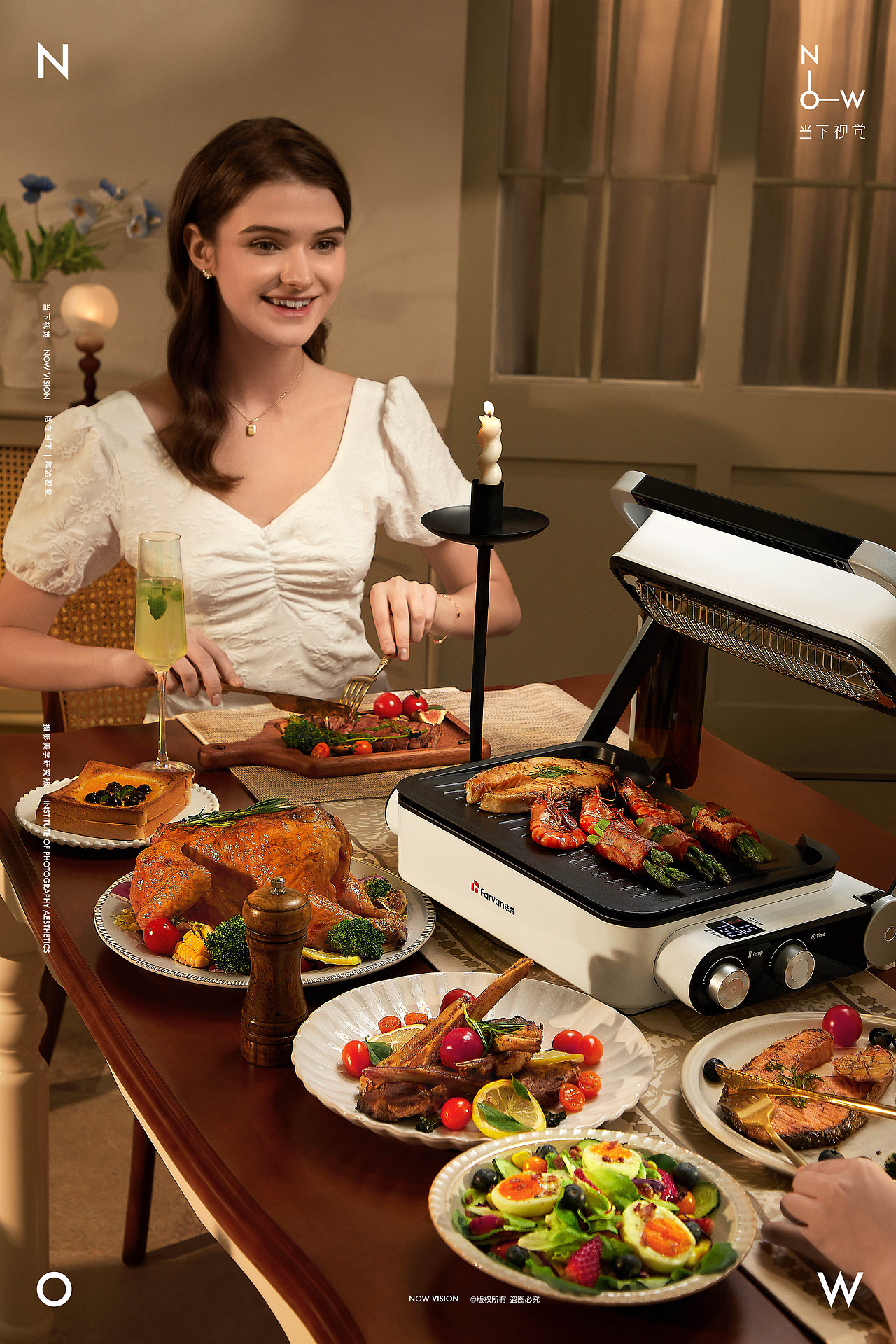 家电摄影｜法梵空气炸锅&电烤炉 X 当下视觉