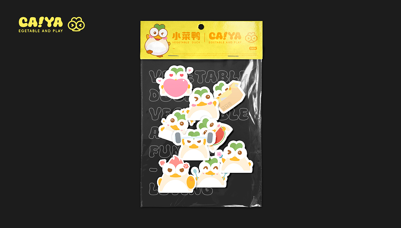 【CA!YA小菜鸭】IP形象设计 - 又菜又爱玩