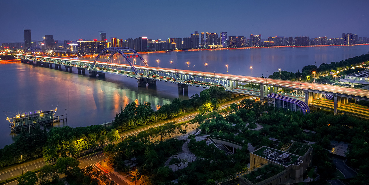 THE Bridge of FUXING 杭州四桥复兴大桥（图ZMjM0NTA2NjA0） - 风光摄影 - 站酷设计师行云流水于原创素材 - 站酷ZCOOL