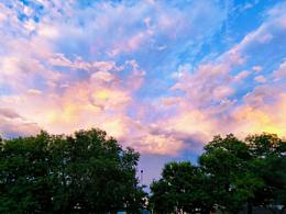 傍晚的天空，随手拍~