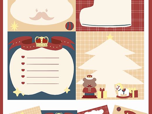 小熊夹子便签*^_^*冬天万岁🉑➗（个人主页-ZNzA2MjYzODQ=） - 图案 - 站酷设计师水酒插画原创素材 - 站酷ZCOOL