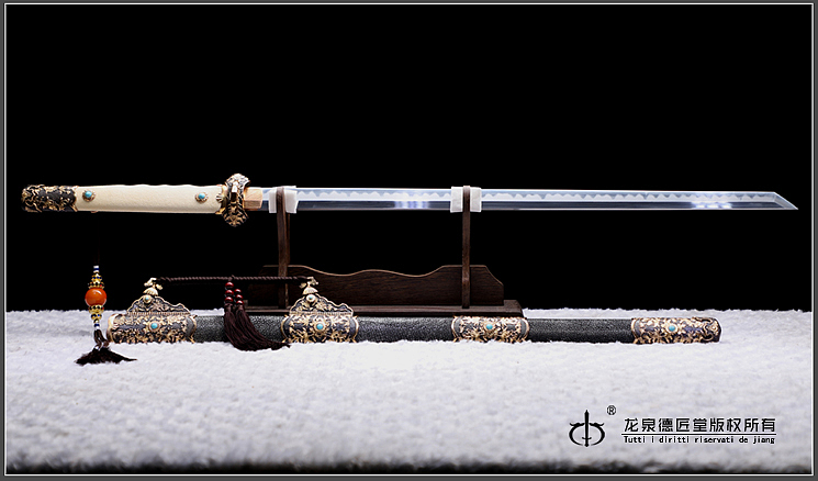 龙泉刀剑-豪华唐刀―胜影宽刃版(DJ-3379)