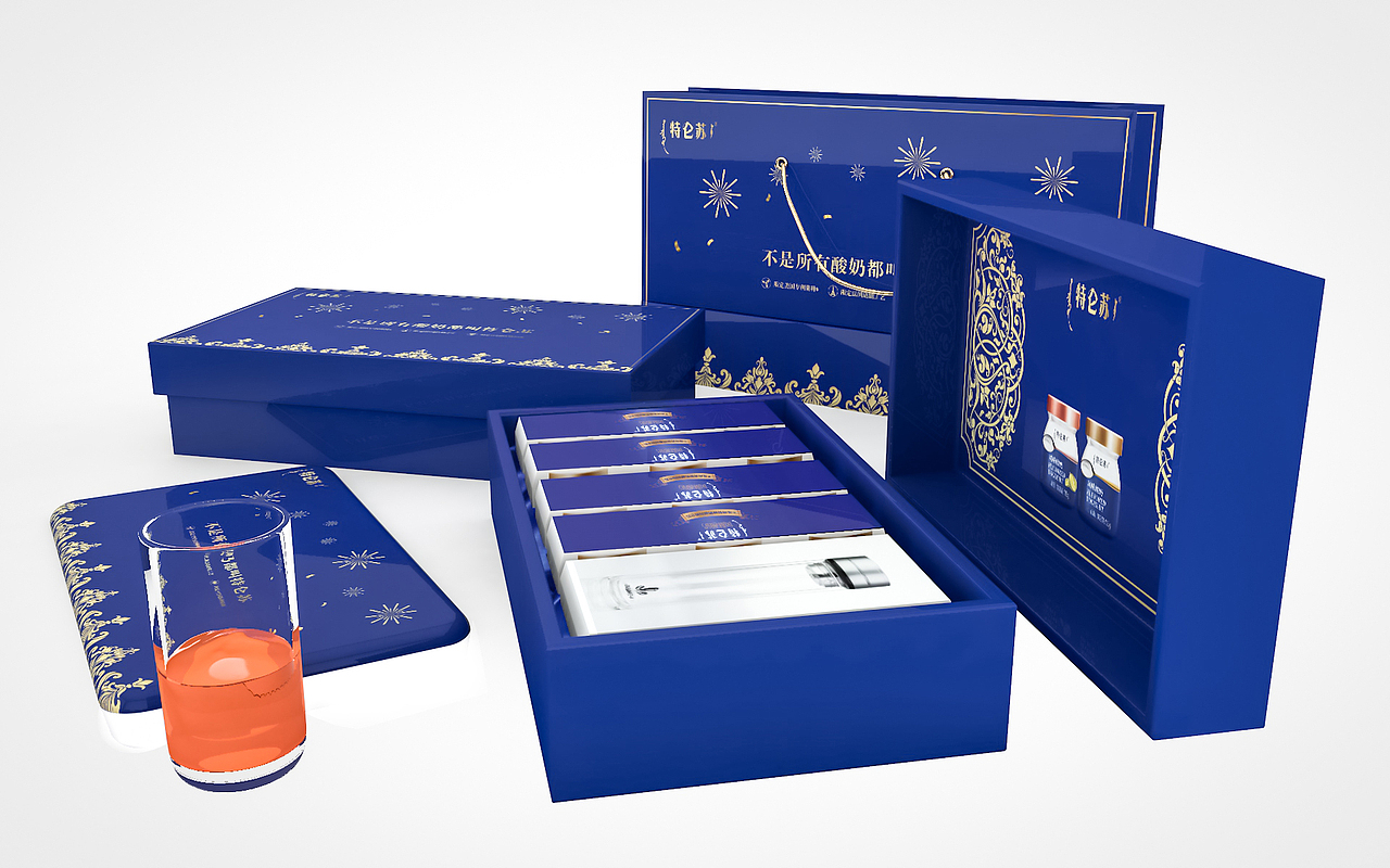 特仑苏礼盒包装（图ZMTY0MTcyOTQ0） - 包装 - 站酷设计师有人爱茶煲原创素材 - 站酷ZCOOL