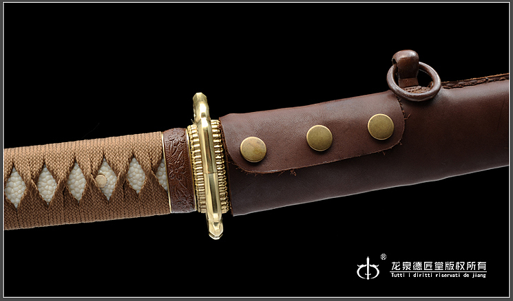 德匠堂宝剑-龙泉刀剑-98式铁鞘军刀|百炼钢(dj-1368)