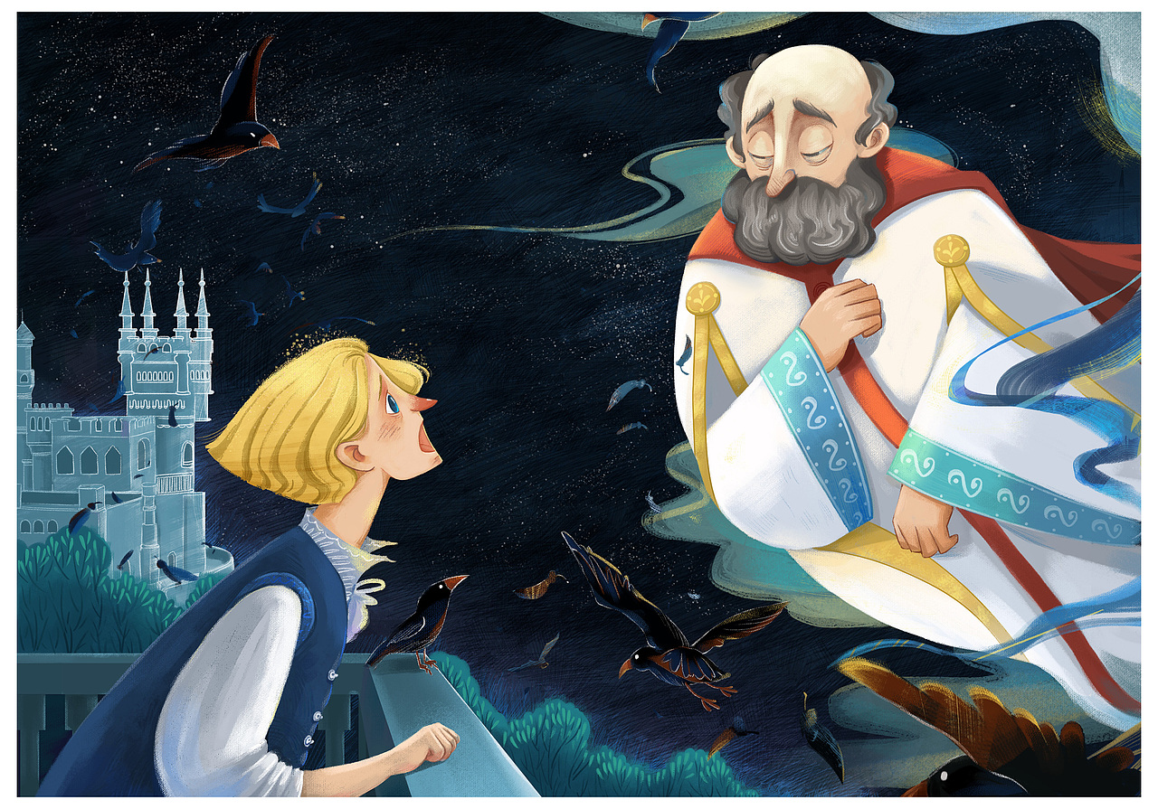 哈姆雷特主题插画