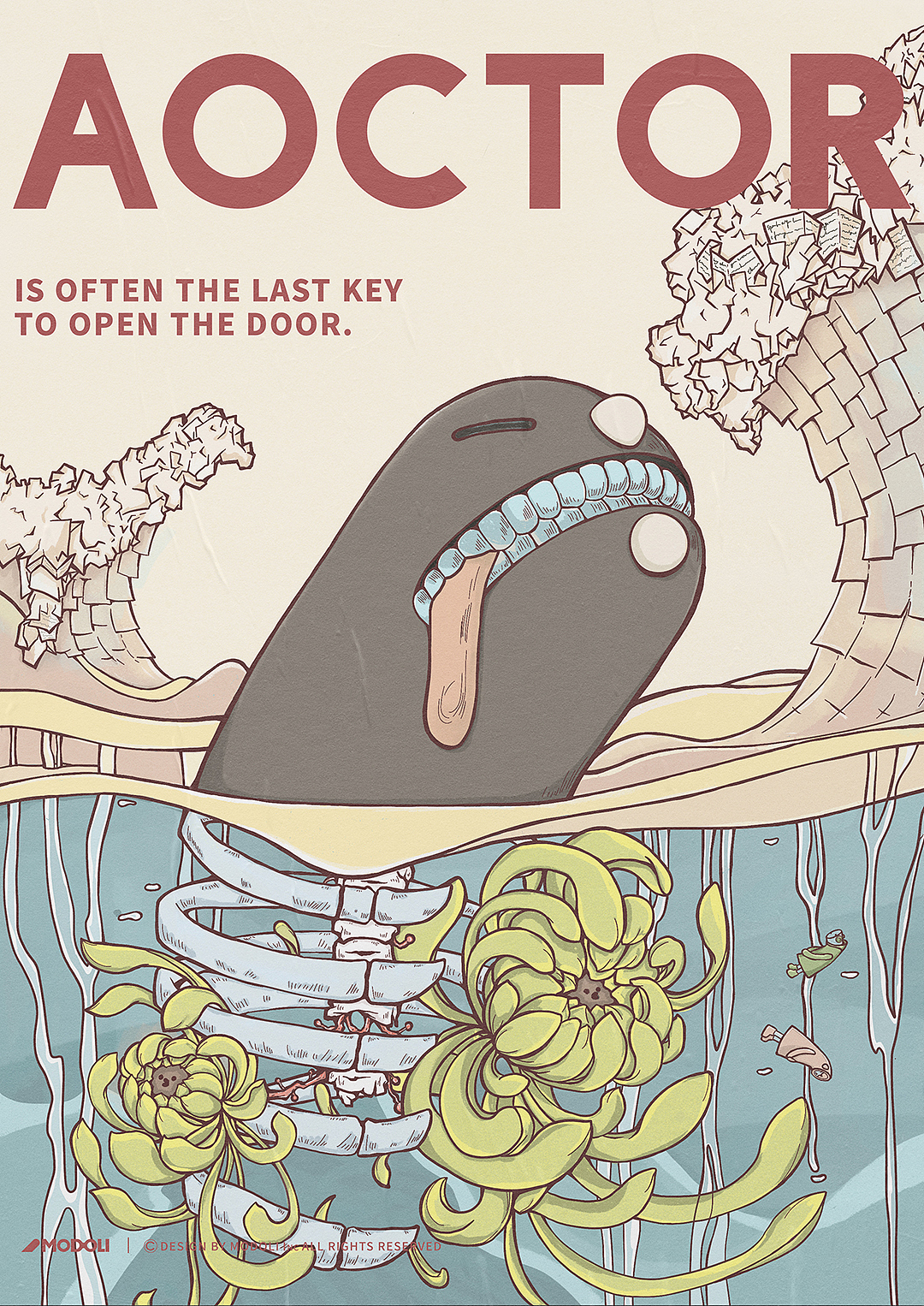 AOCTOR潮玩概念插画（图ZMjM2MDkxNzMy） - 商业插画 - 站酷设计师好的川原创素材 - 站酷ZCOOL