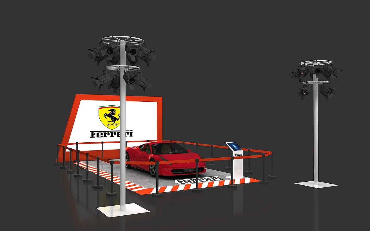 汽车展台效果图（图ZMjMwMTkwODA4） - 其他三维 - 站酷设计师不求人_ph原创素材 - 站酷ZCOOL
