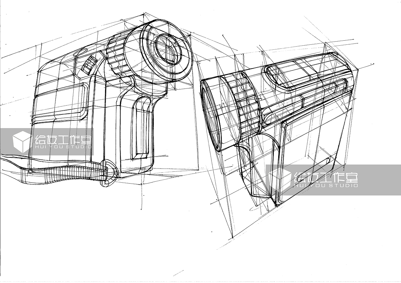工业设计产品手绘线稿（内含作画视频）（图ZMzU4Mjk5MzI=） - 其他工业/产品 - 站酷设计师程业帅原创素材 - 站酷ZCOOL