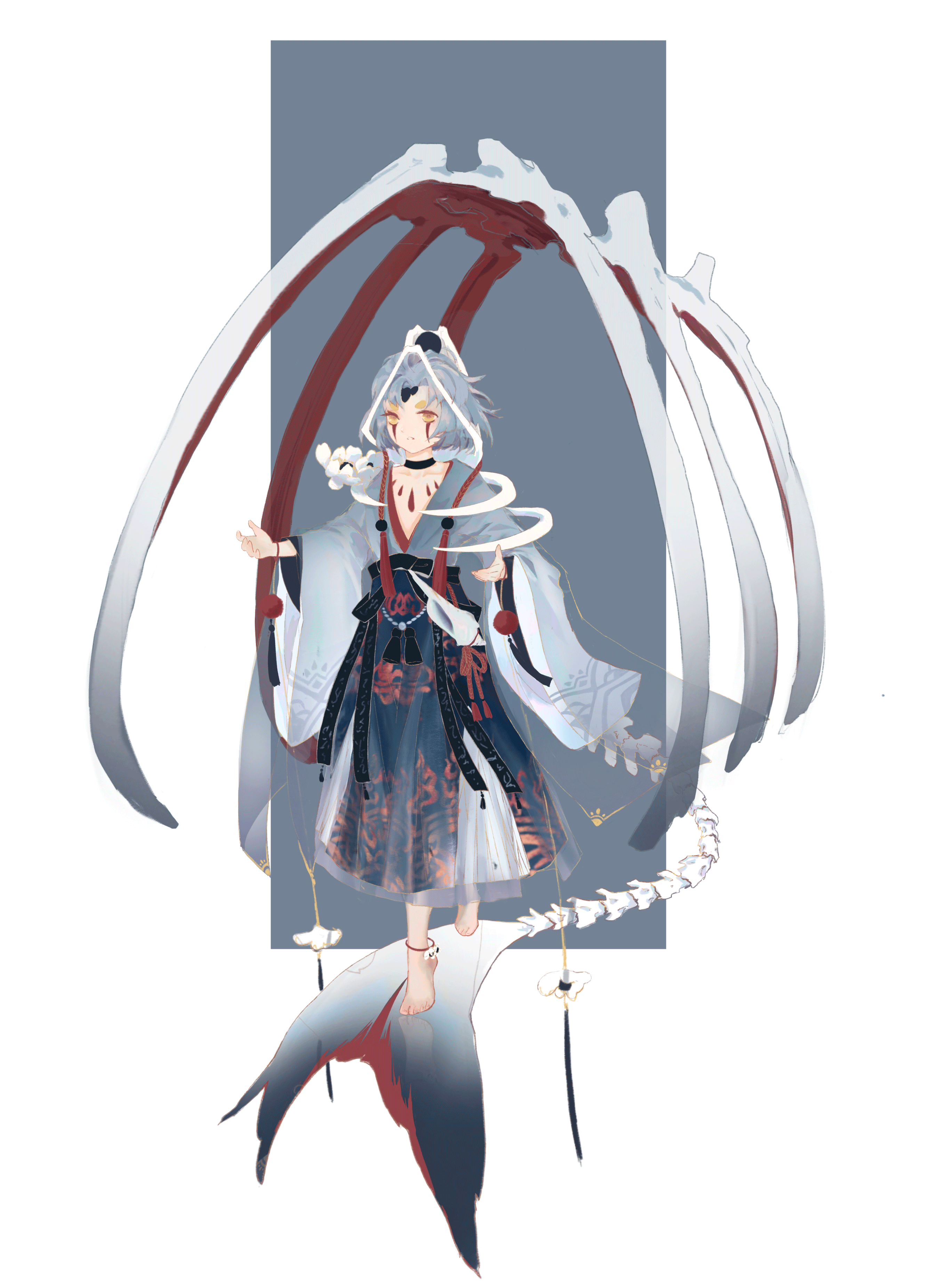 阴阳师——化鲸·月华浮梦(图ZMTg2Mjg2MzI4) - 商业插画 - 站酷设计师十号X原创素材 - 站酷ZCOOL