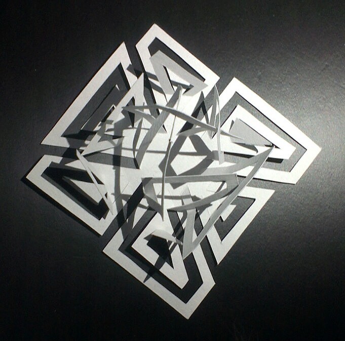 立体构成--剪纸