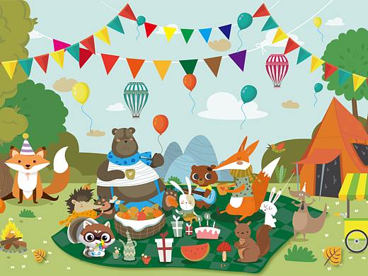 儿童主题插画（个人主页-ZNDIzMDk0Njg=） - 儿童插画 - 站酷设计师安凯乐原创素材 - 站酷ZCOOL