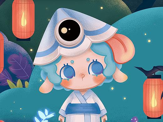 《小羊妖怪》盲盒详情页