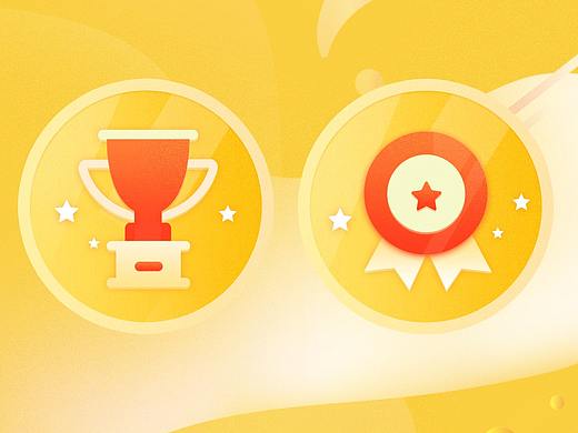 榮譽圖標（個人主頁-ZNDkxODIwOTY=） - 圖標 - 站酷設計師粟米粒S原創(chuàng)素材 - 站酷ZCOOL